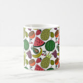 Fruit seamless pattern | Fruit surface pattern 15 コーヒーマグカップ (中央)