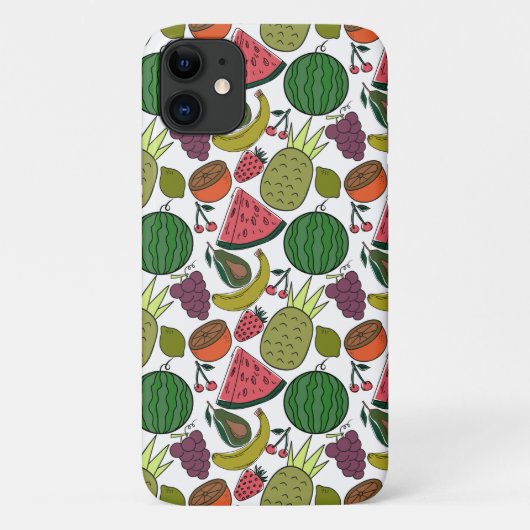 Fruit seamless pattern | Fruit surface pattern 15 Case-Mate iPhoneケース (裏面)