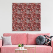 Fruit seamless pattern | Fruit surface pattern 16 キャンバスプリント (インサイチュ (リビング))