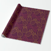 Fruit seamless pattern | Fruit surface pattern 18 ラッピングペーパー (アンロールド)