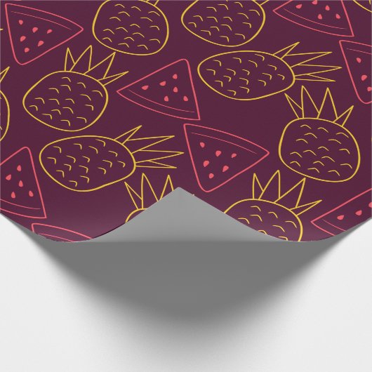 Fruit seamless pattern | Fruit surface pattern 18 ラッピングペーパー (角)