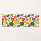 Fruit seamless pattern | Fruit surface pattern 22 ヨガマット (正面(横))