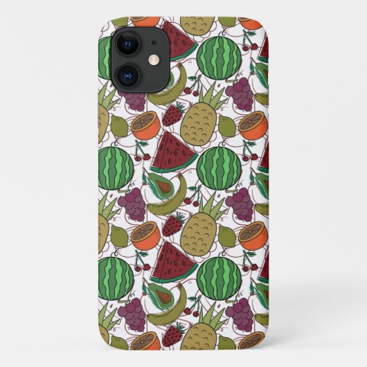 Fruit seamless pattern | Fruit surface pattern 25 Case-Mate iPhoneケース (裏面)
