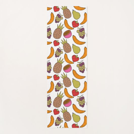 Fruit seamless pattern | Fruit surface pattern 33 ヨガマット (正面)
