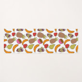 Fruit seamless pattern | Fruit surface pattern 33 ヨガマット (正面(横))