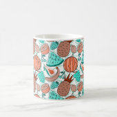 Fruit seamless pattern | Fruit surface pattern 39 コーヒーマグカップ (中央)