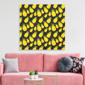 Fruit seamless pattern | Fruit surface pattern 4 キャンバスプリント (インサイチュ (リビング))