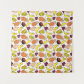 Fruit seamless pattern | Fruit surface pattern 50 タペストリー (正面(横))
