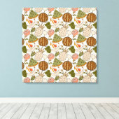 Fruit seamless pattern | Fruit surface pattern 54 キャンバスプリント (インサイチュ (ウッドフロア))