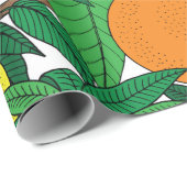 Fruit seamless pattern, hand drawn sketch, orange, ラッピングペーパー (ロールコーナー)