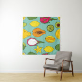 Fruit. Seamless vintage pattern タペストリー (インサイチュ(横))