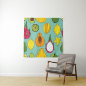 Fruit. Seamless vintage pattern タペストリー (インサイチュ)