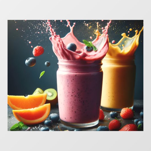 Fruit smoothies ウィンドウサイン (シート)