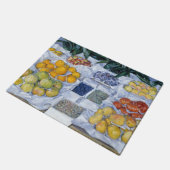 Fruit Stand By Gustave Caillebotte ドアマット (アングル)