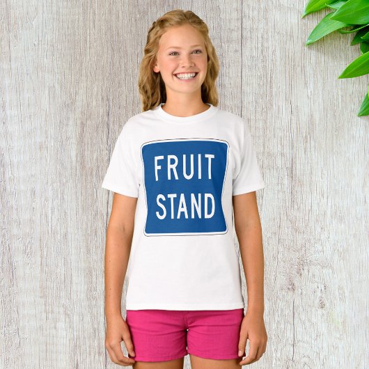 Fruit Stand Road Sign Tシャツ