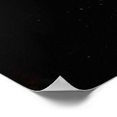 fruit still life black poster ポスター (角)