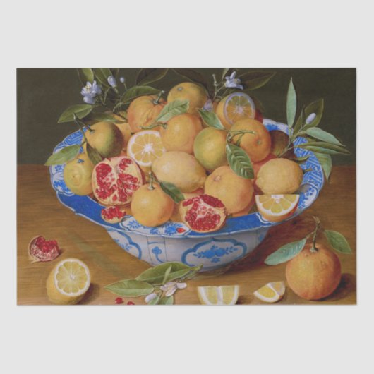 Fruit Still Life by Jacob van Hulsdonck Decopage 薄葉紙 (正面)