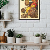 Fruit Still Life Framed Art - Kitchen Decor キャンバスプリント