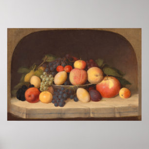 Fruit Still Life, Robert Duncansonファインアートポスター ポスター