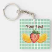 Fruit, Strawberry, orange キーホルダー (正面)