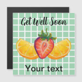 Fruit, Strawberry, orange, get Well soon (正面/裏面)