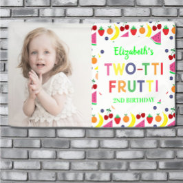 Fruit Two-tti Frutti 2nd Birthday 横断幕