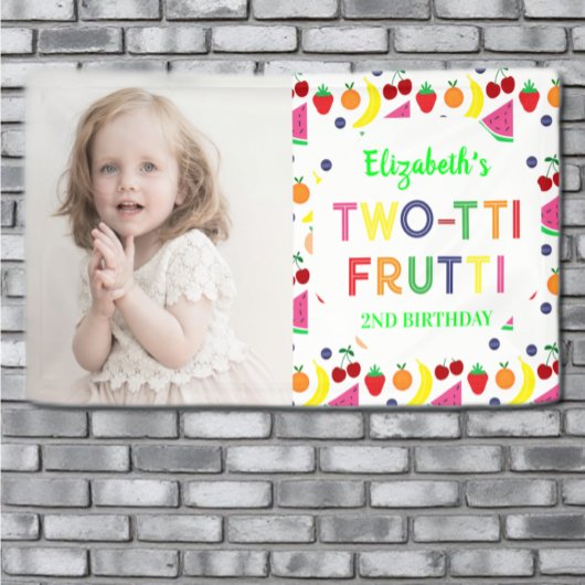 Fruit Two-tti Frutti 2nd Birthday 横断幕