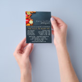 Fruit & Vegetables, Greengrocer Advertising チラシ (手)