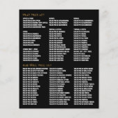 Fruit & Vegetables, Greengrocer Advertising チラシ (裏面)