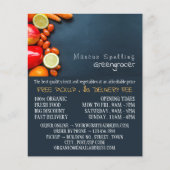 Fruit & Vegetables, Greengrocer Advertising チラシ (正面)