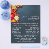 Fruit & Vegetables, Greengrocer Advertising チラシ (シングル)