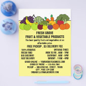 Fruit & Vegetables, Greengrocers Advertising チラシ (シングル)