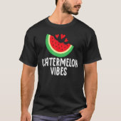 Fruit Watermelon Vibes Watermelon Tシャツ (正面)