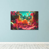 Fruit World キャンバスプリント (インサイチュ (ウッドフロア))