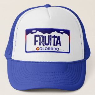 Fruita Coloradoブルーライセンスプレートハット キャップ