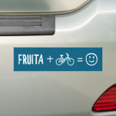 Fruita Colorado Plus 自転車があなたを幸せに バンパーステッカー (車上)