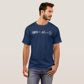 Fruita Colorado Plus 自転車があなたを幸せに Tシャツ (正面フル)
