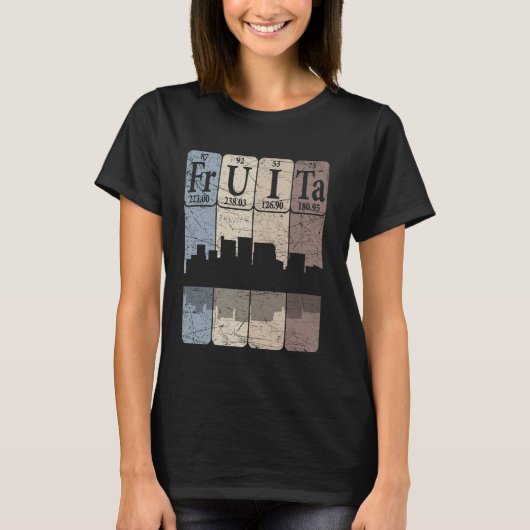 Fruita Periodic Table Elements Fruita Colorado Ret Tシャツ (正面)