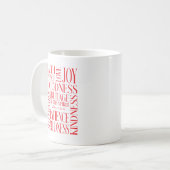 Fruitage of the Spirit Galatians 5 コーヒーマグカップ (正面左)