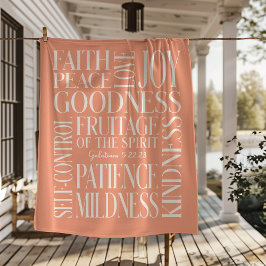 Fruitage of the Spirit Galatians 5 Sherpa Blanket シェルパブランケット