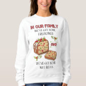 Fruitcake家族の醜いクリスマスセーターTシャツ スウェットシャツ (正面)