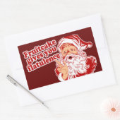 Fruitcake 与え You Flatulence 長方形シール (封筒)