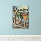 Fruitland, Idaho – 大文字場面 キャンバスプリント (インサイチュ (ウッドフロア))