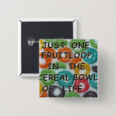 Fruitloopボタン 缶バッジ (正面&裏面)