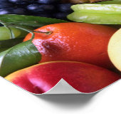 fruits-82524フルーツ甘いフルーツエキゾチックなパイナップルP ポスター (角)