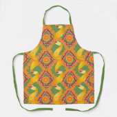 Fruits and zest green apron エプロン (正面)