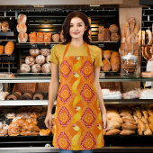 Fruits and zest orange apron エプロン