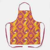Fruits and zest rose pink apron エプロン (正面)