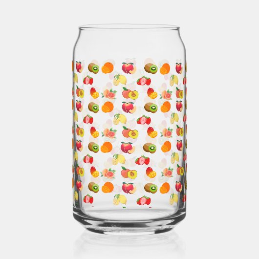 Fruits designs glass tumblers ガラス缶 (正面)