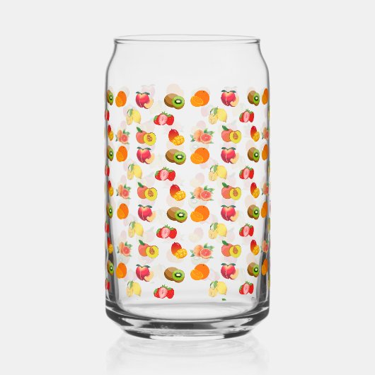 Fruits designs glass tumblers ガラス缶 (右)